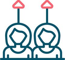 Same Approach Creative Icon Design vector