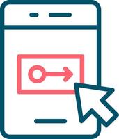 Landing Page Creative Icon Design vector