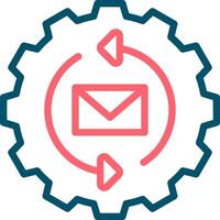 Marketing Automation Creative Icon Design vector