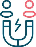 Customer Retention Creative Icon Design vector