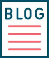 Blogging Creative Icon Design vector