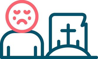 Grave Creative Icon Design vector