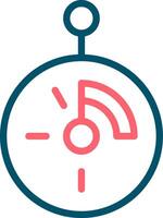 Stopwatch Creative Icon Design vector