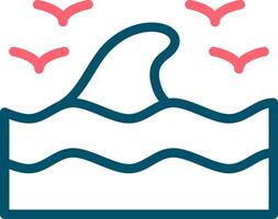 Sea Wave Creative Icon Design vector