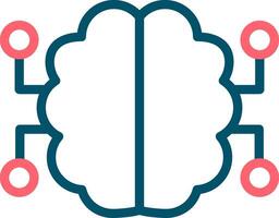 Neurons Circuit Creative Icon Design vector