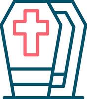 Coffin Creative Icon Design vector