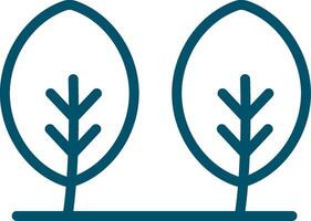 Leaf Plant Creative Icon Design vector