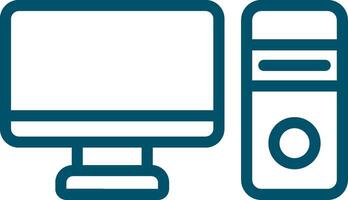 Computer Creative Icon Design vector
