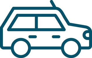 Line Two Color Design vector