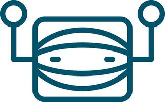 Virtual Assistant Creative Icon Design vector