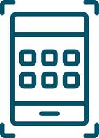 Line Two Color Design vector