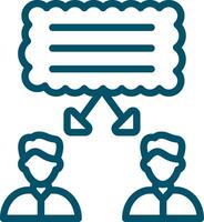 Line Two Color Design vector