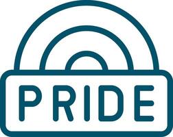 Pride Creative Icon Design vector