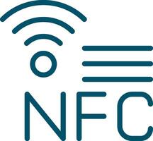 NFC Creative Icon Design vector