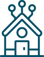 Home Network Creative Icon Design vector