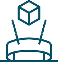 Head Up Display Creative Icon Design vector