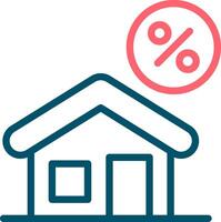 Home Mortgage Creative Icon Design vector