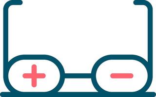 Medical Glasses Creative Icon Design vector