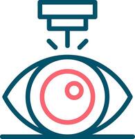 Laser Vision Correction Creative Icon Design vector