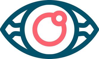 Cataract Creative Icon Design vector