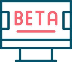 Beta Creative Icon Design vector