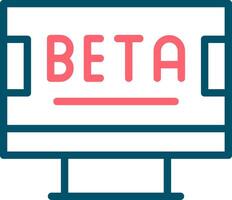 Beta Creative Icon Design vector