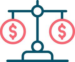 Compare Prices Creative Icon Design vector