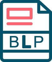 BLP Creative Icon Design vector