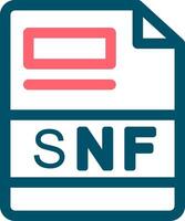 SNF Creative Icon Design vector