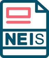 NEIS Creative Icon Design vector