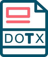 DOTX Creative Icon Design vector