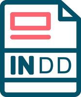 INDD Creative Icon Design vector