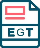 EGT Creative Icon Design vector