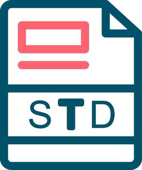 STD Creative Icon Design vector
