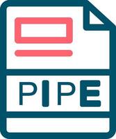 PIPE Creative Icon Design vector