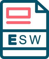 ESW Creative Icon Design vector