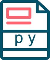 py Creative Icon Design vector