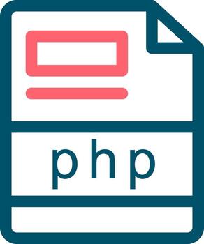 php Creative Icon Design vector