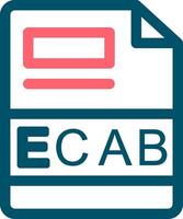 ECAB Creative Icon Design vector