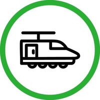 Electric Train Creative Icon Design vector