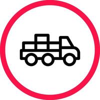 Mover Truck Creative Icon Design vector