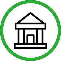 Bank Creative Icon Design vector