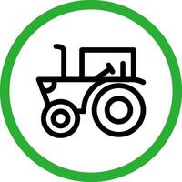 Tractor Creative Icon Design vector