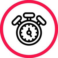 Stopwatch Creative Icon Design vector