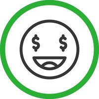 Greedy Creative Icon Design vector