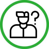 Question Creative Icon Design vector