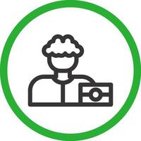 Photographer Creative Icon Design vector