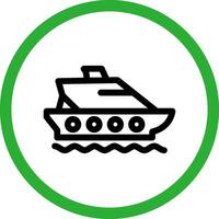 Ship Creative Icon Design vector