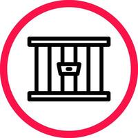 Jail Creative Icon Design vector