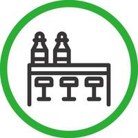 Table Creative Icon Design vector